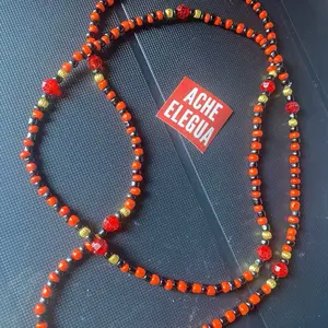 Elegua Eleke Handmade Necklace - Unique Orisha-Representing Piece