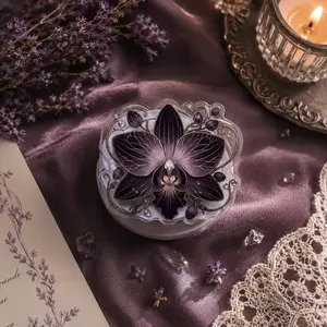 Black Orchid Gothic Kindle Grip Dark Academia Dark Romance Magnetic Holder Magsafe Phone Kindle Accessory