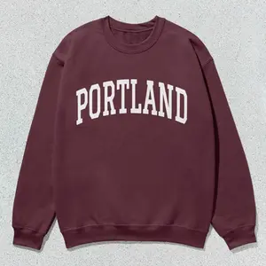 Portland Sweatshirt – Unisex Collegiate Crewneck, Oregon City Sweater, Trendy PNW Gift