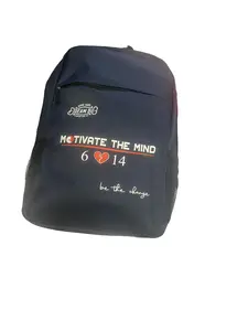 MTM BACKPACK Motivate The Mind 6 14 Be The Change Navy Blue Backpack for Everyday Use - Classic Navy Blue, 6 & 14 Dimensions, Ideal for Students & Commuters