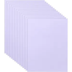 40 Sheets Light Purple Cardstock 8.5 x 11 Printer Paper, 75lb Heavyweight Paper Card Stock for Wedding, School Crafting, Invitations, Making Cards,