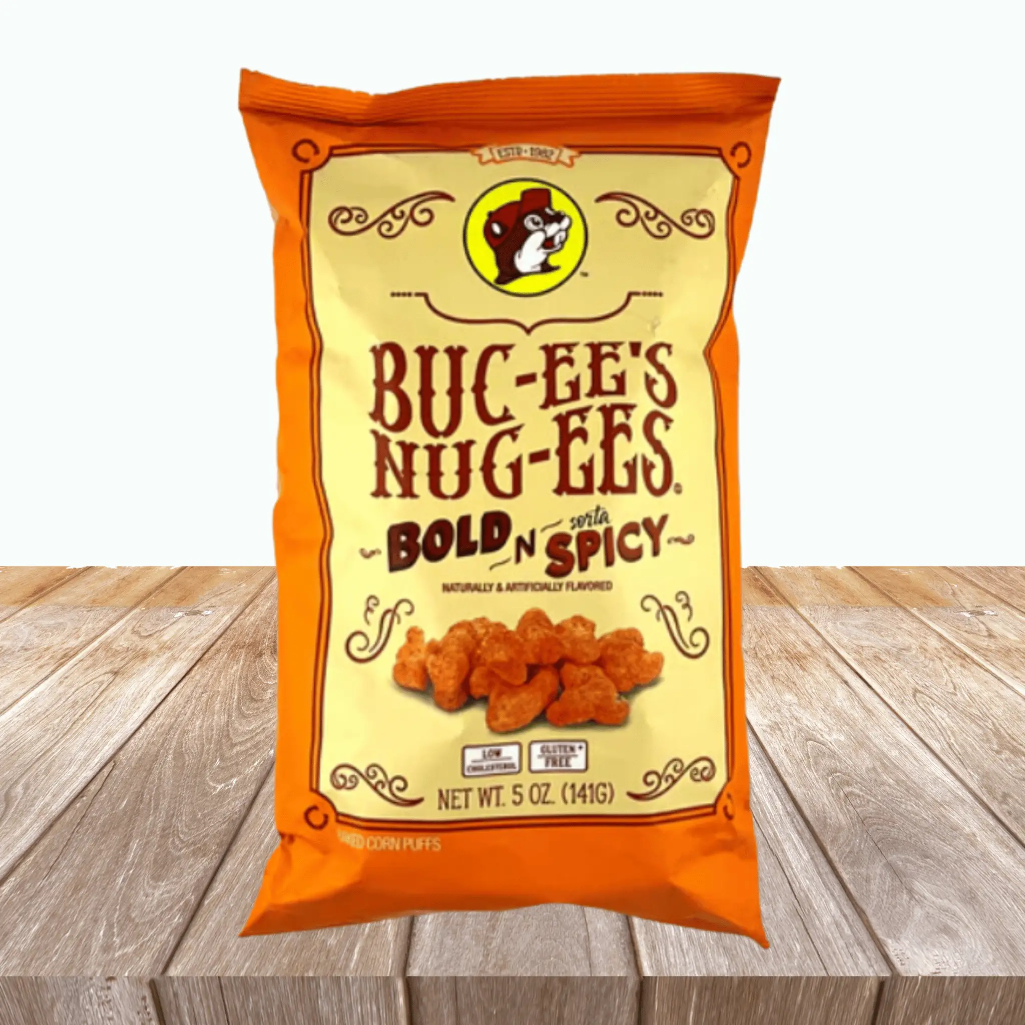 Bucee's Bold N Sorta Spicy Beaver Nug-ee's Flavor Snack Box- Crisps and Puffs