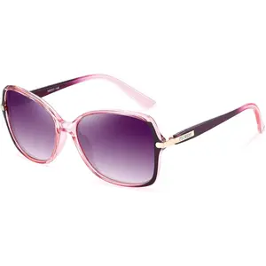 FEISEDY Womens Polarized Sunglasses, Trendy Elegant Colored Frame for Ladies, UV400 Protection B2760