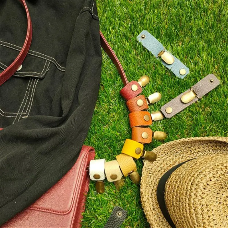 PU Leather Multifunctional Hat Holder Clip, Hat Holder Clip for Travel, Camping, and Outdoor Adventures, Compact, Durable, and Easy to Use