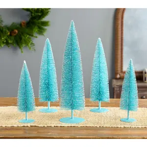 Set of 5 Bottlebrush Trees by Valerie