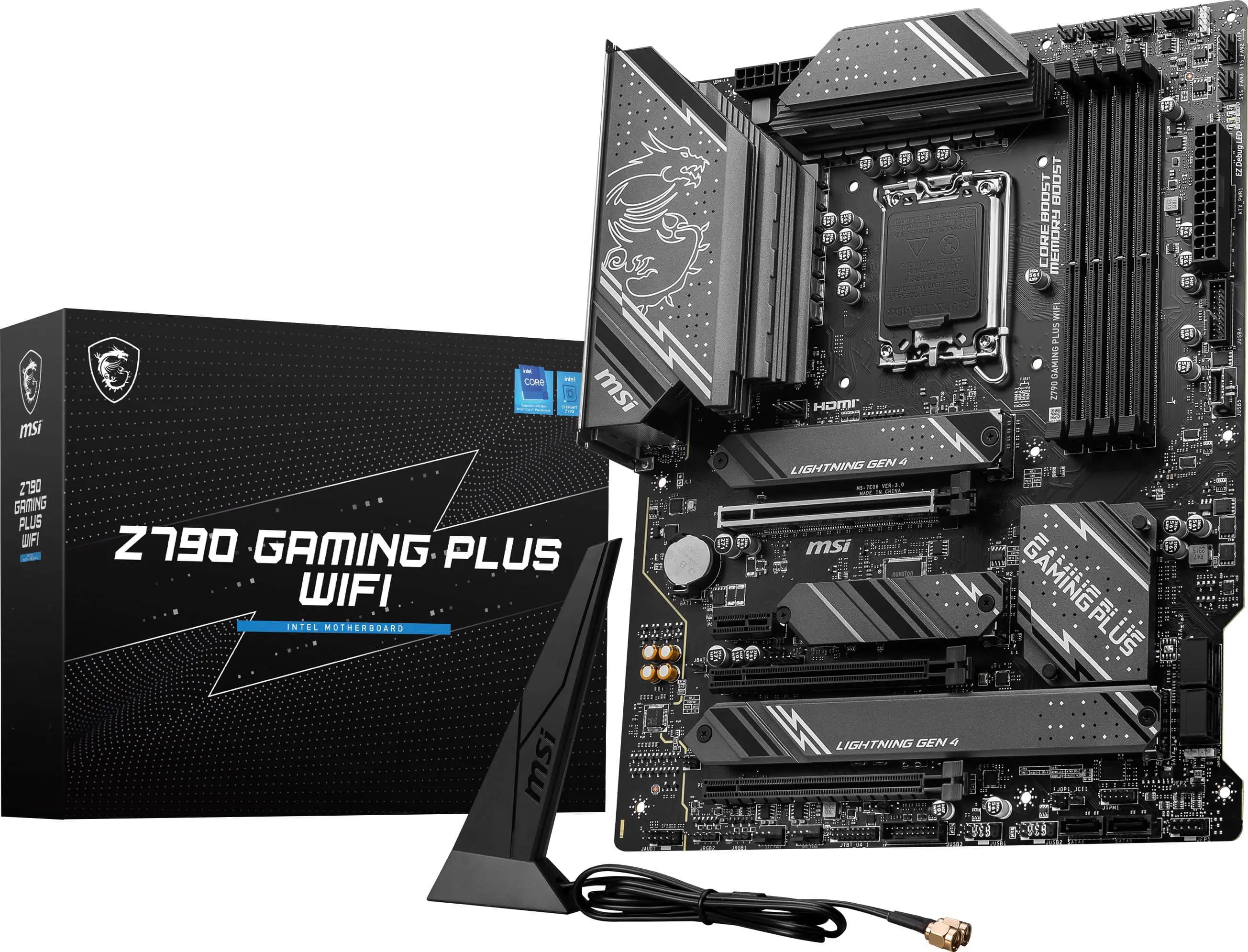 Z790 GAMING PLUS WIFI (Socket LGA 1700) Intel Z790 ATX DDR5 Wi-Fi 6E Motherboard