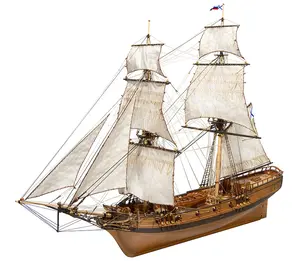 Master Korabel  Brigantine Phoenix + lifeboat Wooden ship model kit, scale 1/72 DIY
