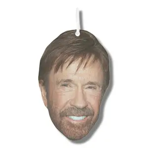 Chuck Norris Face Car Air Freshener Ornament Gag Gift