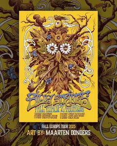 Billy Strings Fall Europe Tour 2025 Poster