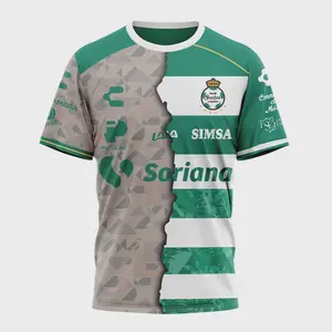 Customize Your Style with Personalized L I G A M x Club Santos Laguna Soccer Shirt - Home & Away Kit 25 26