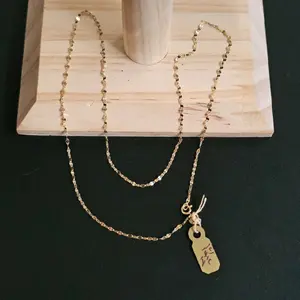 14k gold necklace 18 inch
