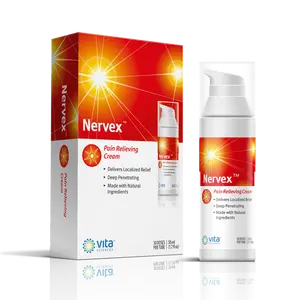 Vita Sciences Nervex – Fast Nerve Pain Relief Cream  For Neuropathy, Burning, Tingling & Numbness | With Capsaicin, B Vitamins, MSM & Aloe | 3 oz | Maximum Strength  Say Goodbye to Nerve Pain