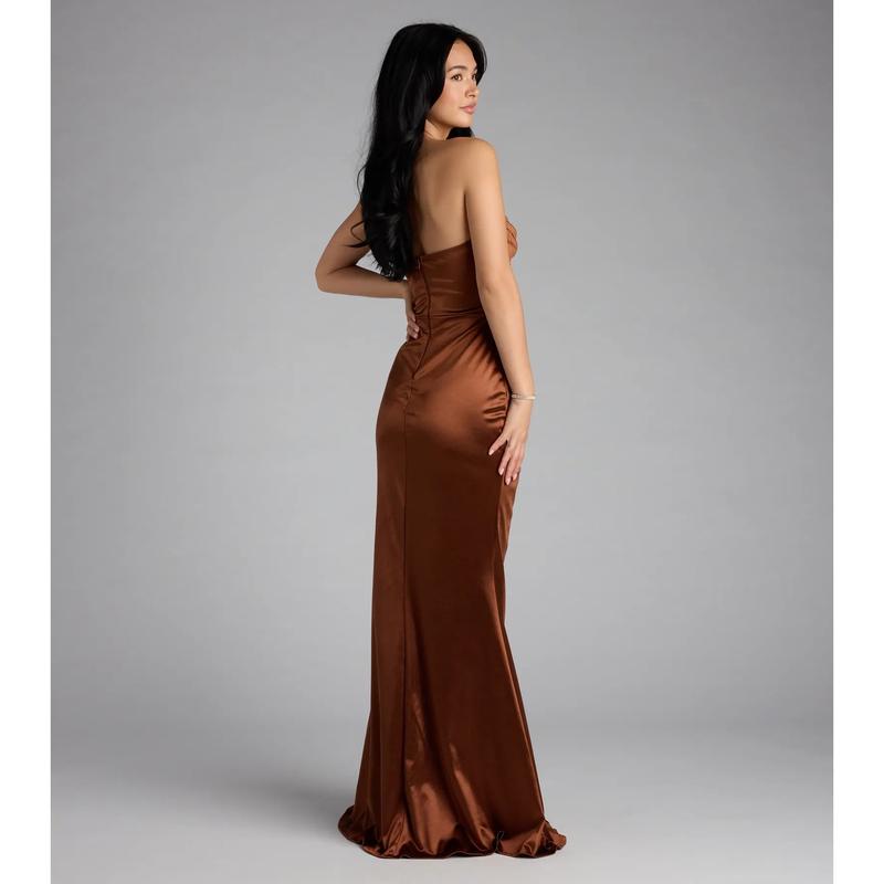 Elani Satin Mermaid Formal Dress
