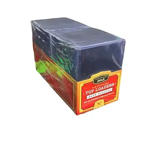 Cardboard Gold 100 toploaders & 100 Sleeves