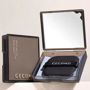 Portable Oil-absorbing Paper, 100pcs/box Compact Facial Oil-absorbing Pads with Mirror, Facial Oil-absorbing Pads, Skincare Supplies, Birthday Gifts, Christmas Gift