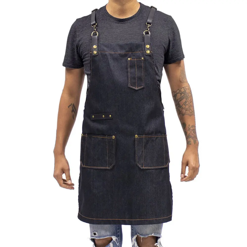 Salon & Barber Apron – Multi-Pocket, Adjustable & Stylish Design