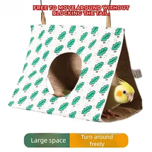 Summer Cooling Bird Nest for Parrots, Mynas, Sugar Gliders – Breathable & Cool, Scratch & Bite Resistant, Available in Multiple Colors