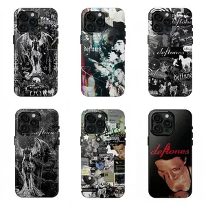Deftones Vintage Collage Phone Case Compatible for iPhone 17 Promax 16 15 14 13 12 11 and for Samsung S21-S25 Perfect Gift for Fans Her Him