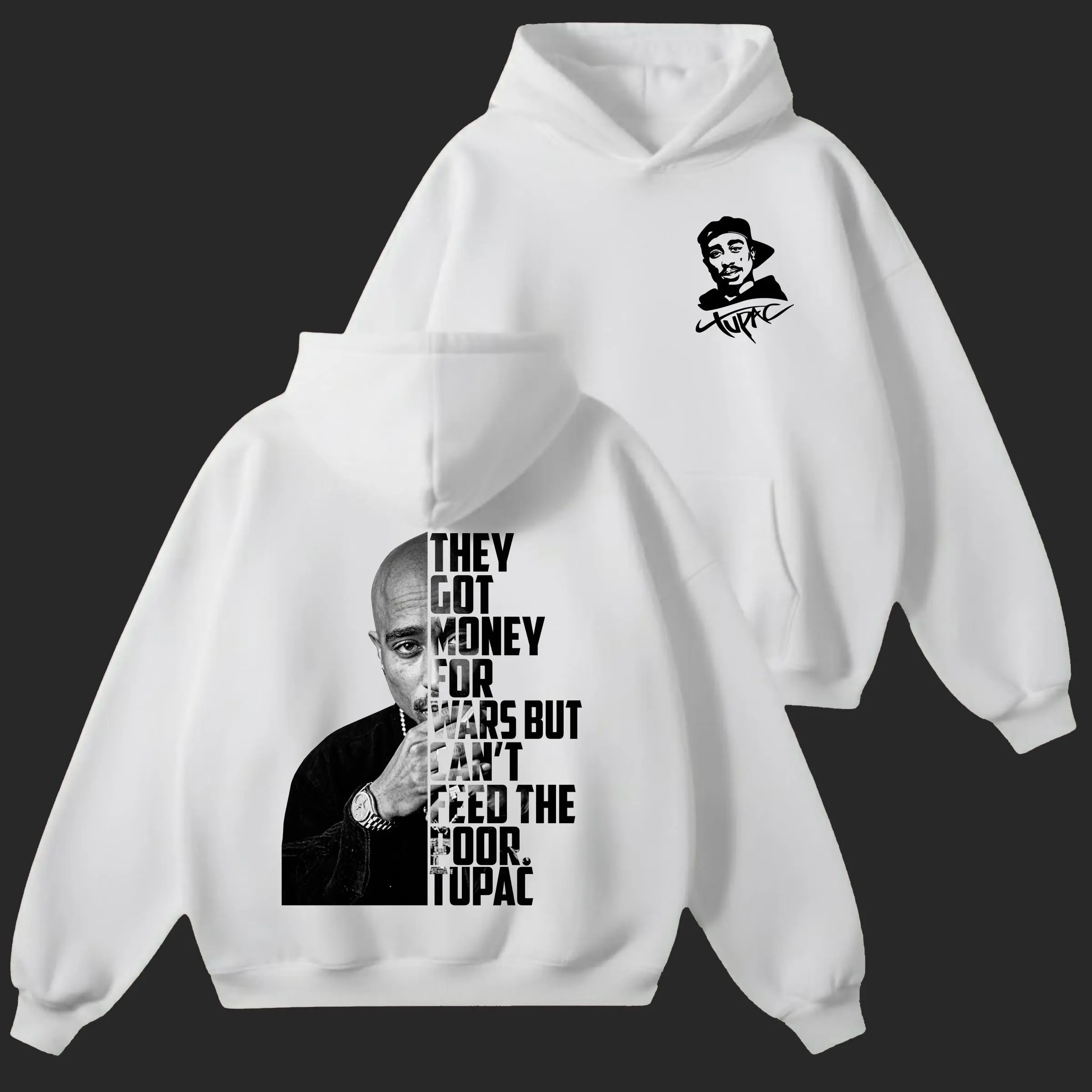 TuPac Quotes Hoodie, Vintage Tupac Graphic Tees, Tupac Shakur T-Shirt, 2Pac Sweatshirt, 90s Merch, Rapper Shirt, Hip Hop 90s Legends Shirt, Rapper Merch