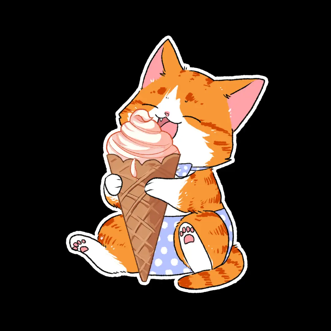 Dapper Dan Ice Cream Sticker