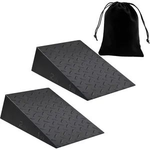 Squat Wedge Blocks for Deep Squats: 2-Pack Non-Slip Slant Boards for Barbell Goblet & Mobility  with Carry Bag