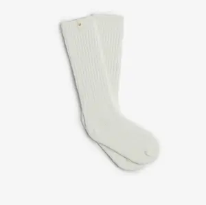 CloudComfort Crew Sock | White