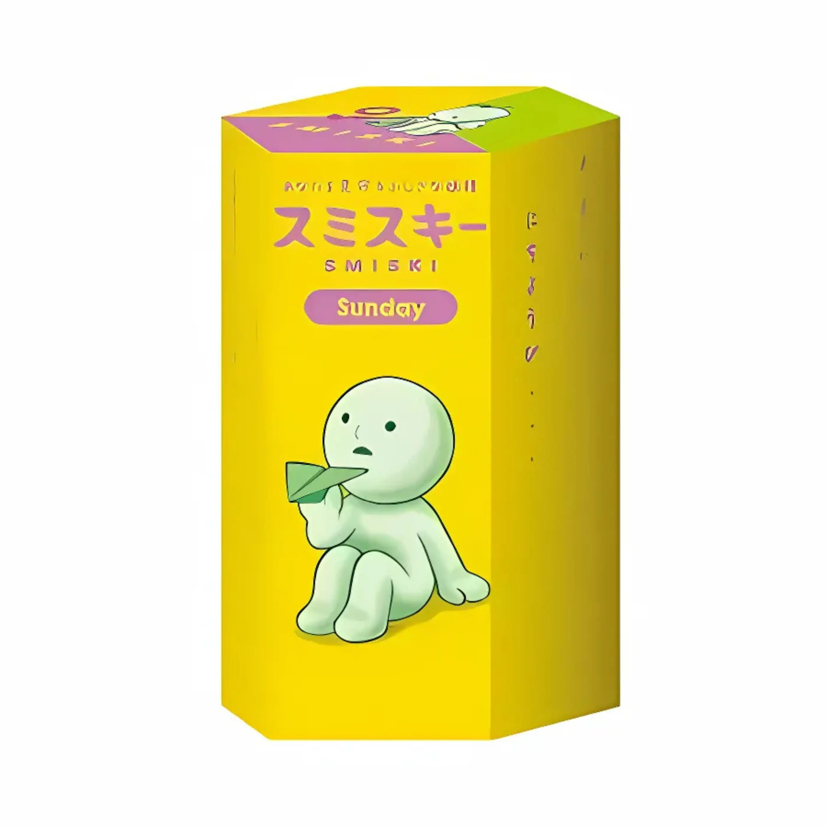 ENOMIZ | Smiski Mini Figures – Sunday Series | Cute Standing Mini Figures | Adorable Kawaii Desktop Decoration | Blind Box Collectible Toy | Great Gift for Friends & Collectors