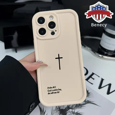 Religious Conviction Pattern TPU Smartphone Case, Casing, Cover, Protector for iPhone 11-17, Pro Max, Plus, E, Air, XR, XS - Durable, Protective, Shockproof, Steady Nonslip, Military-Grade Phone Accessory