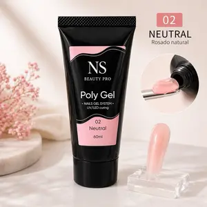 Poly Gel Neutral 60ml – NS Beauty Pro (Rosado Natural)