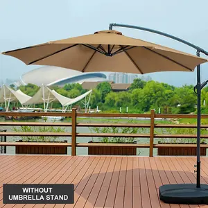 Waterproof Sun Shade Canopy Cover for 6 or 8 Bones Parasol Replacement Fabric Garden Shelter