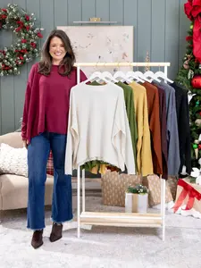 Oversized Lightweight Raw Hem Sweater by DD design | S-3XL