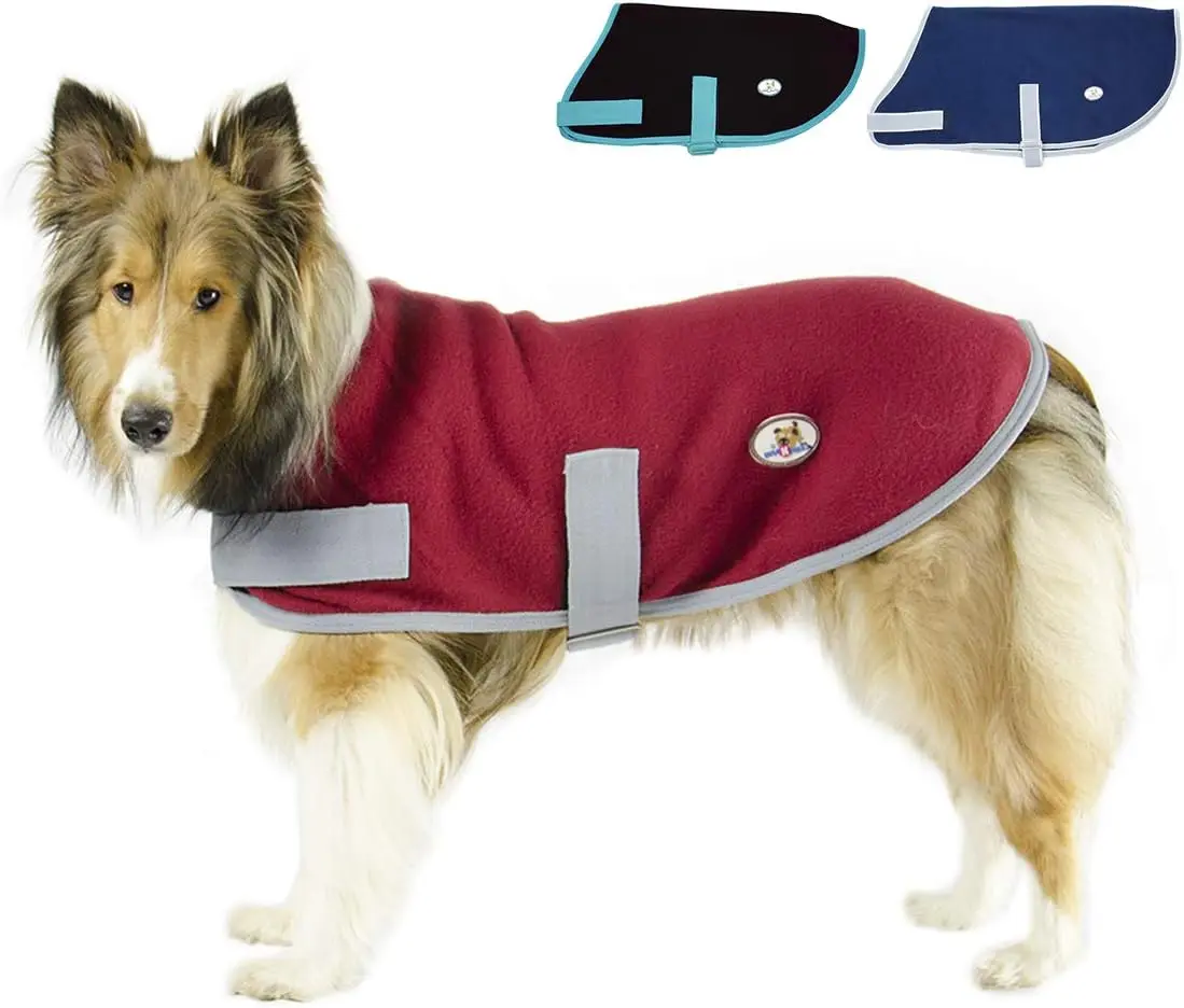 Dog Polar Fleece Sweater - 24in Lightweight Soft Pet Clothes, Warmth, Can Be Used as Layer Under Coat for Indoor & Outdoor Lounger Use