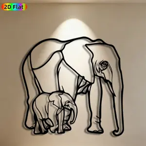1pc Elephant Metal Wall Art,Heartwarming Elephant Statue Mural,Ideal Gift for New Year,Easter,Wildlife Decor Enthusiasts,Weather-Resistant Metal Wall Decor Wall Sculptures,Perfect for Outdoor Garden Fence & Indoor Living Room Wall Nature Enthusiasts