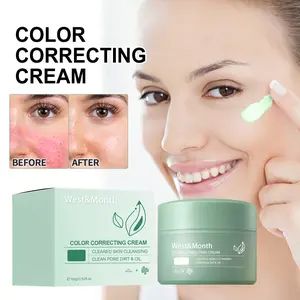 West&Month Color Correcting Care Cream After-Sun Maintenance for Dullness and Spot Fading Hydrating Moisturizing Beauty Cream Skincare Moisturizer Comfort Moisture Cleansing Hydrate