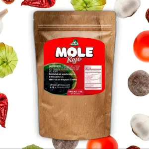 El Mexicanito: Mole Rojo Tradicional (1.10 Lb) - Authentic Oaxacan Mole Paste