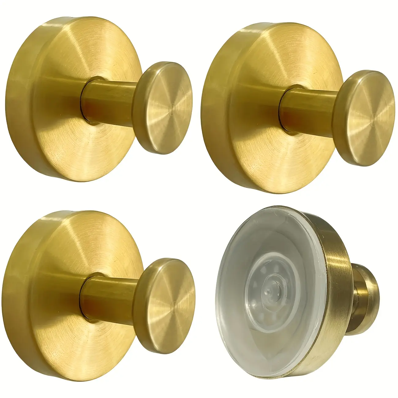 2026 Upgraded Suction Cup Hooks for Shower, Heavy Duty Vacuum Lock No Drill Stainless Steel Hooks, Rustproof Silver Bathroom Towel Hooks for Glass Door Tile & Windows, 2 Pack