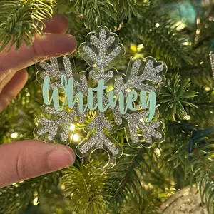 Snowflake Stanley tumbler toppers