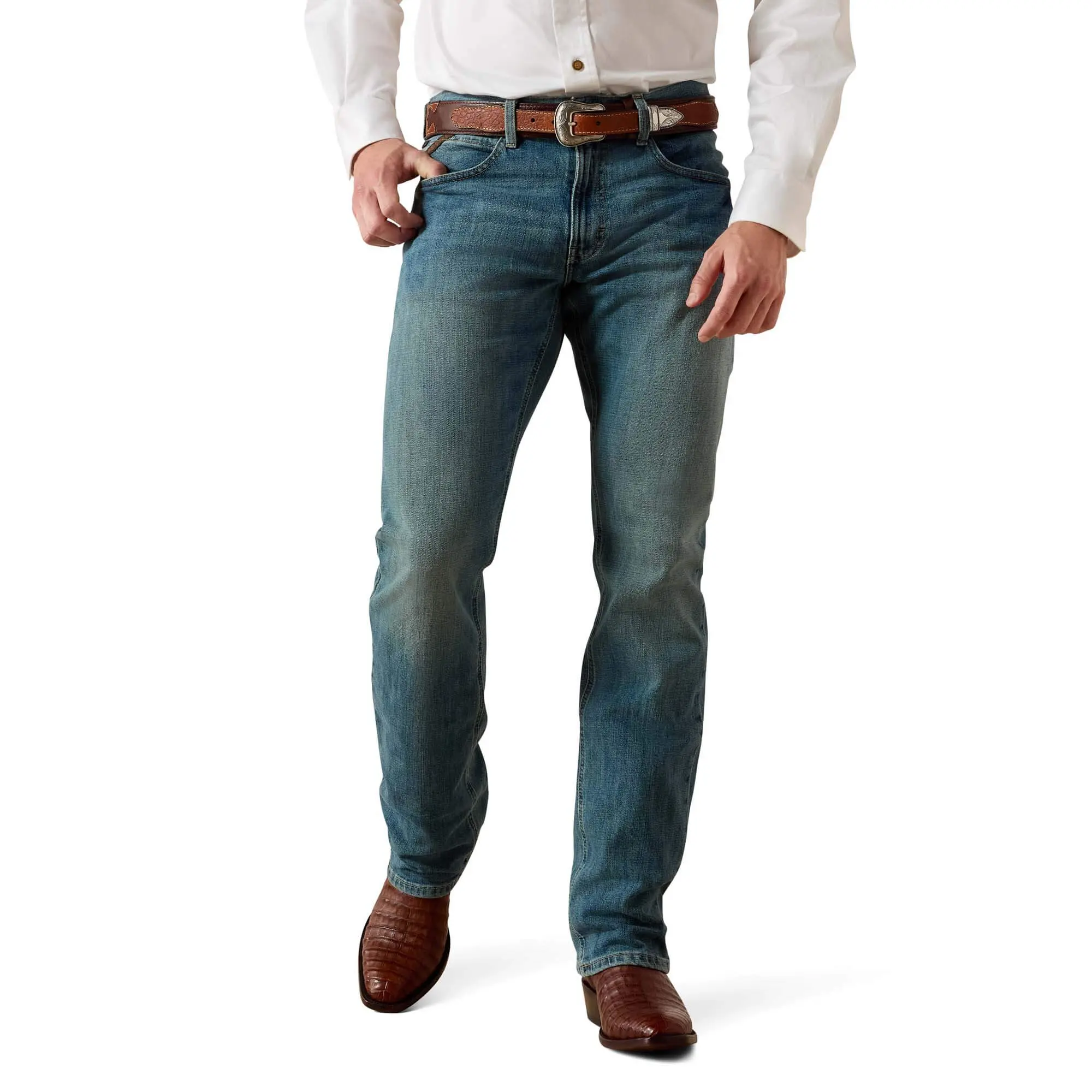 Men's M4 Low Rise Stretch Legacy Stackable Straight Leg Jeans