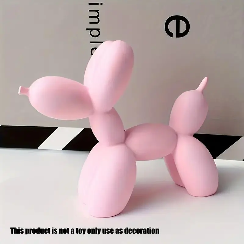 Balloon Dog Design Ornament, 1 Count Modern Simple Balloon Dog Statue Figurines, Resin Decoration Craft, Home Decor Supplies for Living Room, Entrance, TV Cabinet, Modern Decorations, Decorative Home Ornament, Decorative Piece, Decorative Ornaments