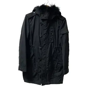 Pre-owned BURBERRY Polyester Small Leather Goods Black Label N 3B Coat