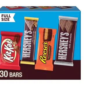 Variety Pack, Milk Chocolate Candy, 30 pk.