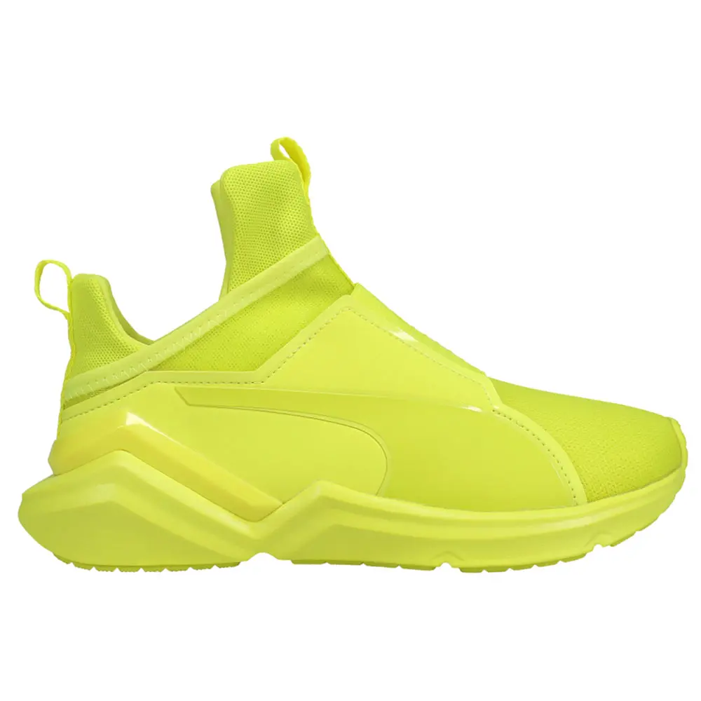 PUMA Womens Fierce 2 Slip On Sneakers Shoes Casual - Yellow