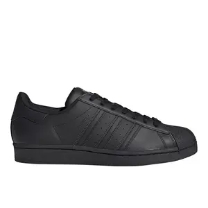 adidas Mens Superstar Lace Up Sneakers Shoes Casual - Black