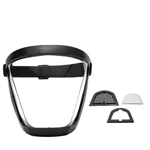 kitchen supplies-Full Face Shield for Yard Work & Woodworking, Wide View Clear Visor with Anti-Fog Coating. Breathable bottom and adjustable headband bring comfy full-face protection against dust and chips.