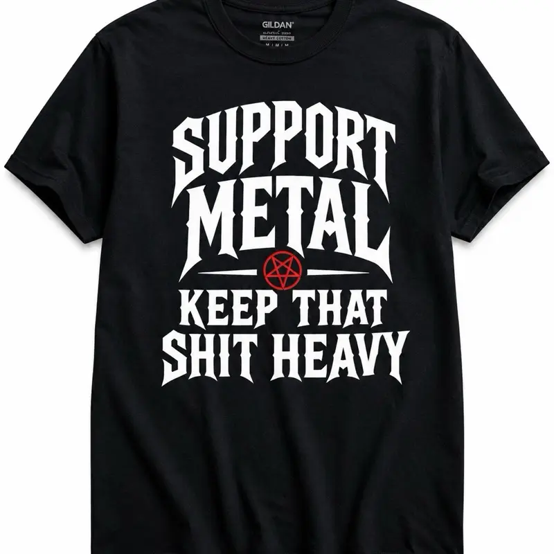 Support Metal – Keep it Heavy Tee