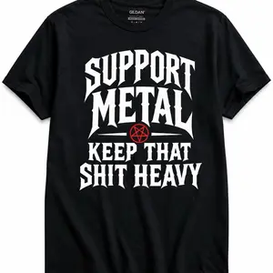 Support Metal – Keep it Heavy Tee