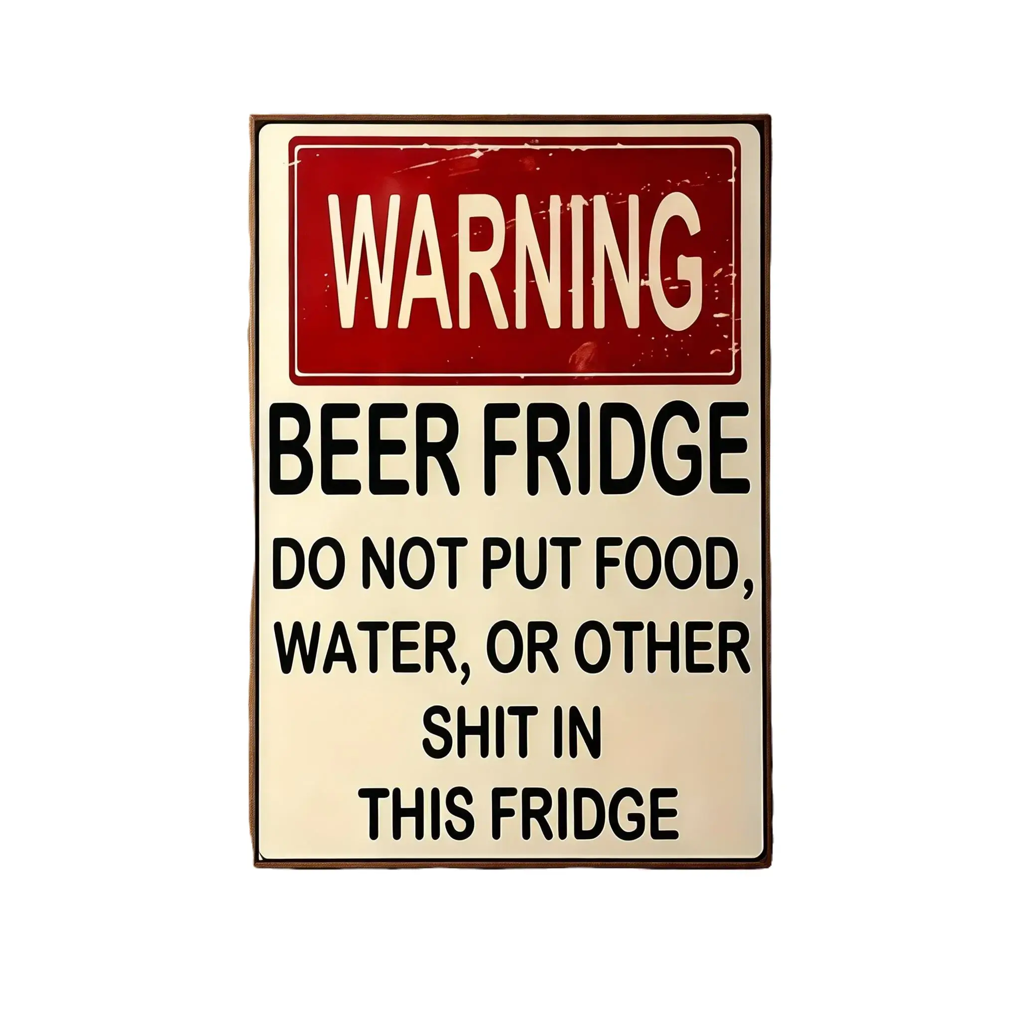 Vintage Metal Tin Sign - Novelty Decor Plaque, Durable Rustproof Casual Adult Garage Accessory, Bold Tools & Beer Themed Business Gift, Pre-Drilled Holes, Anniversary Present for Husbands, Funny Decor