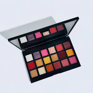 Sandagy Beauty Glow Legacy Eyeshadow Palette - 18 Bold Colors Vegan Cruelty-Free Long-Lasting Pigment Matte & Shimmer Shadows Makeup Cosmetic with Mirror - Radiant