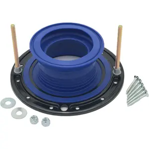 One N Done Toilet Flange Repair Kit - Toilet Kit For Low or Broken Toilet Flange. Toilet Wax Ring Replacement Kit W/Toilet Flange Extender Kit. No Wax Ring For Toilet Bowl Or Toilet Seal Required (1)