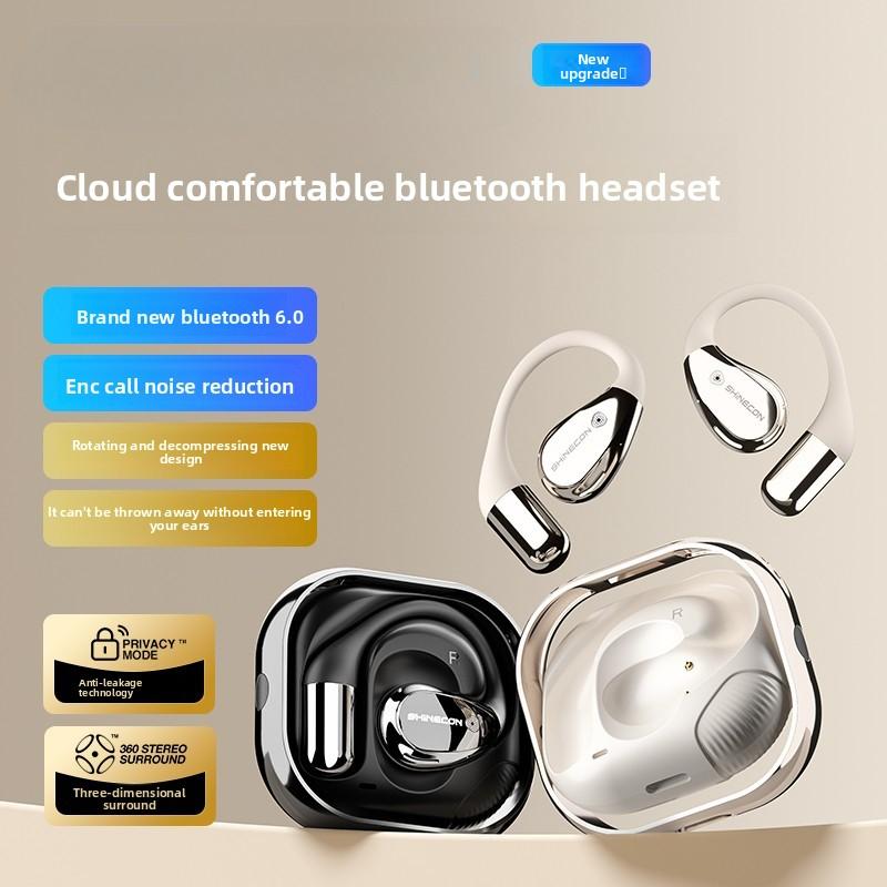 [SHINECON] X5PRO  Lossless Sound HIFI Comfortable Wear Stable Sound Music Gaming OWS Wireless Bluetooth Earphones IPX4 Life Waterproof